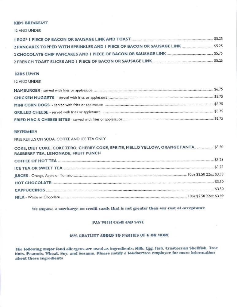 The Nest Restaurant - Vermilion, OH The Senior