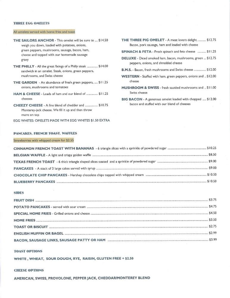 The Nest Restaurant - Vermilion, OH Menu image 4